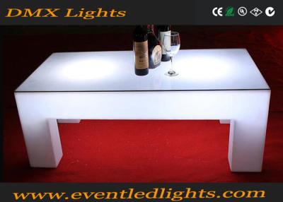 China Modern Wireless Portable Led Cocktail Table / Bar Ktv Cafe Wedding Led Table for sale