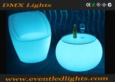 China Night Club Furniture Led Bar Table , Glow Pub Lighted Cocktail Tables for sale