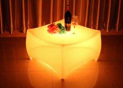 China RGB round LED Bar Table , plastic glow bar table with 1 year warranty for sale