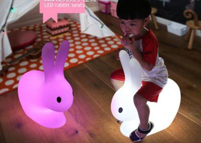 China Color Changing Outdoor Rabit Kids Led Light Chair Cordless Rechargeable for sale