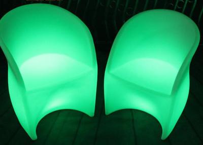 China Outdoor Plastic LED Light Chair 16RGB Rechargeable Bar Chairs And Tables for sale