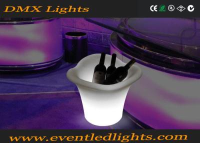 China LED Waterproof  Night Club Lighting Illuminated Rechargeable Plastic Led Ice Bucket for sale