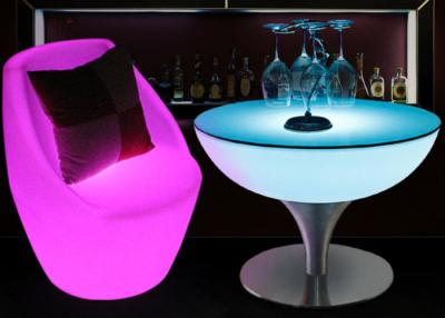 China Indoor RGB Colorful Bar Club Led Lighting Cocktail Table Eco Friendly Plastic for sale