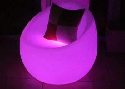 China Color Changing Party Glowing PE Plastic LED Light Chair With Remote Control for sale