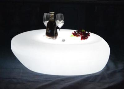 China RGB color rechargeable lighted bar tables / party events lounge plastic led table for sale