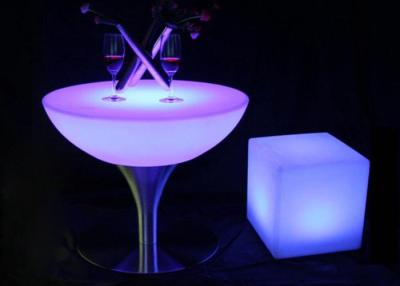 China 16 Color Remote Control Wireless Portable Cocktail Led Table For Bar KTV Cafe Wedding for sale