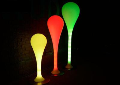 China Home Decoration Illuminated Bar Counter / Glow Furniture Hire Water Drop Floor Lamp for sale