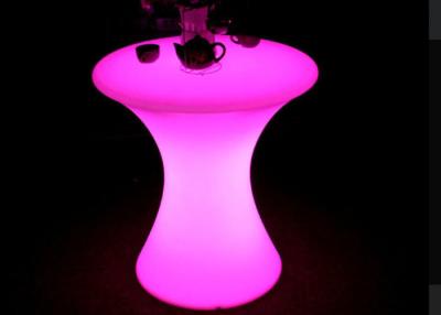 China LED Portable Cocktail Table , Rechargeable Lighted Bar Furniture Eco - Friendly for sale