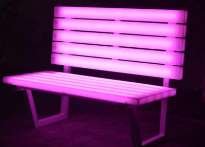 China Light Up Chairs Garden Furniture , PE  Plastic Glow In The Dark Chairs for sale