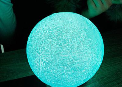 China LED lighting decorative USB Rechargeable 3D Printing Earth ball with Touch Sensor for sale