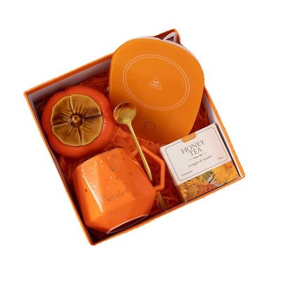 China Wholesale Viable Mother's Day Girlfriend Gift Porcelain Coffee Mugs Thermostatic Ceramic Magic Mug Tea Mug Drinkware Kit for sale