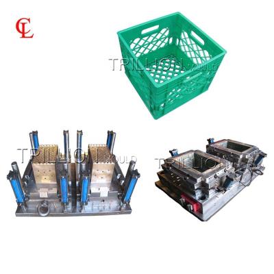 China Plastic Hot sale Factory Custom Plastic Injection fruit vegetable Crate Mould for sale