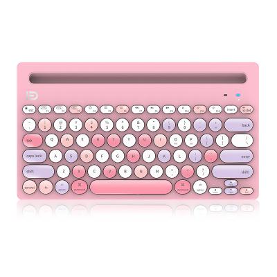 China Factory Custom High Quality Slim Wireless Laptop Optical Silent BT Keyboard for sale