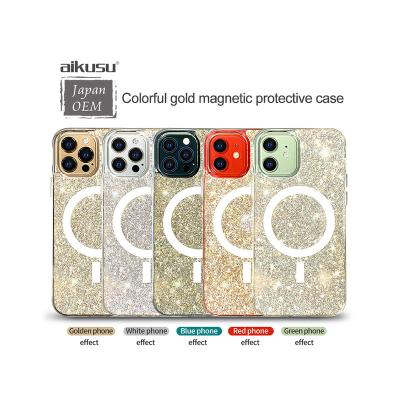 China Simple Plastic Accessories Lux Magnetic Phone Case For Mobile Phone Shenzhen Guangzhou OEM Camera Lens Shockproof Protection I Phone 13 Pro Max for sale