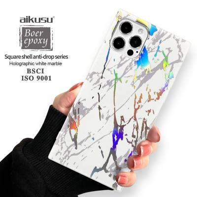 China Luxury Brand Bling Beauty Square Shockproof Cell Phone Case For Iphone 13 11 pro Max Note For Samsung S21 for sale