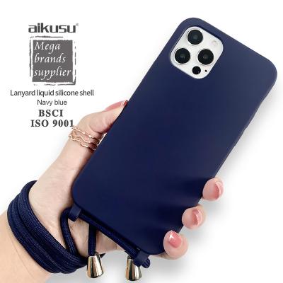 China Shockproof Universal Solid Cross - Body Collar With Strap Woman Silicone Phonecase Phone Filter Mount With Lanyard For I For Samsumg S10 Plus for sale