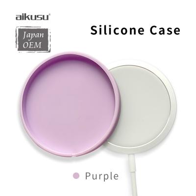 China Simple Color Easy Clear Candy Magnet Soft Shockproof Case For Magsafe Wireless Charger For Iphone 12 pro mini for sale