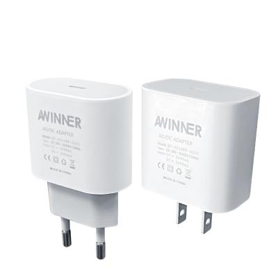 China Mobile Phone Types 20W Fast Usb C 3.0 Charger AC DC Smart Type C Electrical Wifi Connectors Power Adapter Hub Plugs For Apple Mobile For Iphone for sale