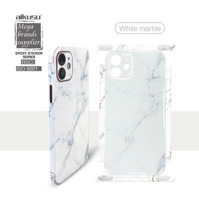 China Custom Crystal Clear 3D Epoxy Skin Sticker With Logo Resin Coated Durable Clear Glitter Phone Vinyl Dome For Iphone 12 pro max for sale