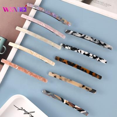 China Hot Sale 11.4CM Long Ponytail Holder Acetate Length Hairpin Korean Elegant Spring Clip Hair Clips For Women Hair Accessories for sale