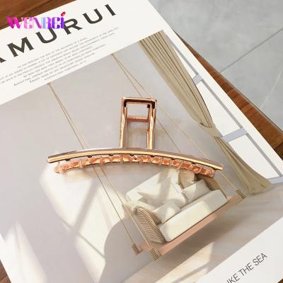 China Direct Supplier Bath Metal Korean Single Hair Handmade And Polish 12CM Tall Claw T-Shape Hair Clips Elegant Alloy Claw for sale