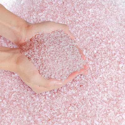 China Hot folk art sale rose crystal wholesale pink tumbled stones quartz stone bulk for factories decoration for sale