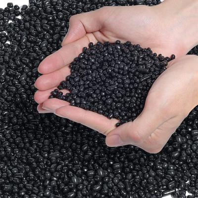 China Home Decoration Best Selling Black Pearl Crystal Tumbled Tumbled And Crystal Stones Mixed For Decor for sale