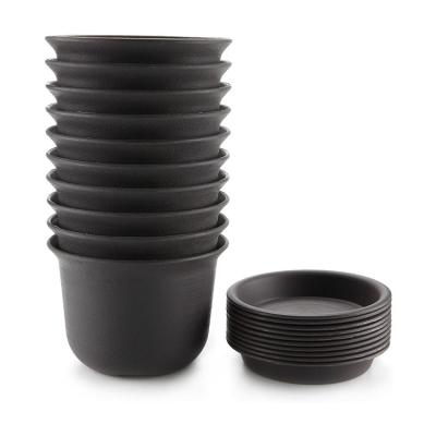 China China durable material manufacture of 5 inch flower pots in bulk black wholesale flower pots machine make plastic pots for sale