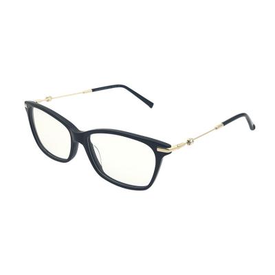 China For Glasses Frame Glasses Wholesale Women Square Solid Color Acetate Optical Frame for sale