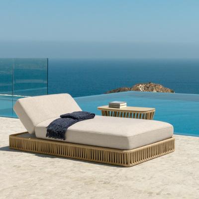 China Modern Cool Design Patio Sun Lounger Summer Beach Sofa Outdoor Garden Furniture for sale