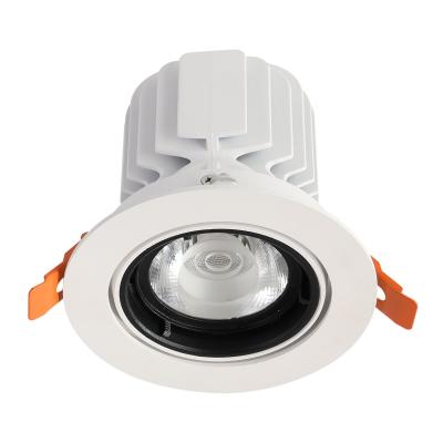 China Modern 20W 35W Recessed Die Cast Aluminum Led Round Modular Hotel Down Light Projector for sale