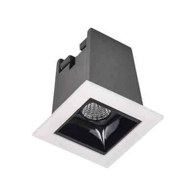 China Modern 2W Recessed Mini Aluminum LED Grille Light for sale