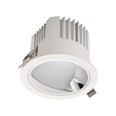 China Modern 25W Polarized Light Recessed Aluminumround Modular Hotel Spotlight Led Downlight for sale