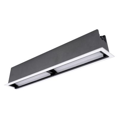 China Modern 20W Recessed Mini Aluminum LED Grille Light for sale