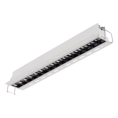 China Modern 30W Recessed Mini Aluminum SMD LED Grille Light for sale