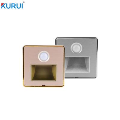 China Residential Indoor Modern Design Recessed Led Sensor Step Light for sale