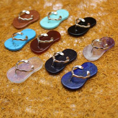 China New BOHEMIA Fashion Personalized Big Natural Flip Stone Pendants Designs Jewelry For Necklace Making for sale