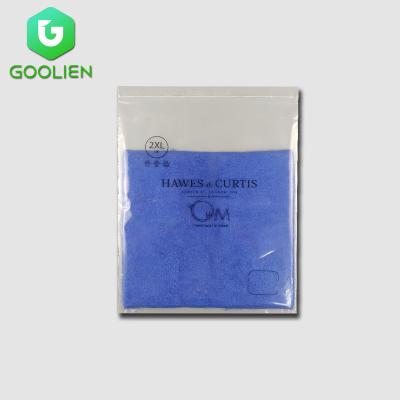 China GRS Recyclable Custom Clear Printing Poly Bag Self Adhesive Recycle Bag With Logo for sale