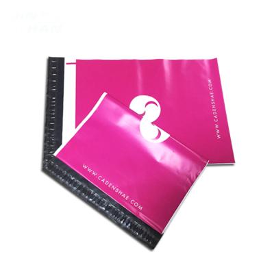 China Package Custom Design Disposable Self Adhesive Plastic Mailing Bag Mail Envelope Pink Pink Mailer Custom Design for sale