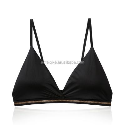 China Sexy seamless soft ice underwear bra ladies silk bras female thin wireless QUICK DRY lingerie for sale