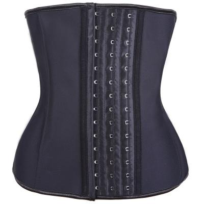 China Fat Burning Crazy Fit Body Shaper Breathable Steel Latex Waist Cincher Women 9 Bones Latex Sport Waist Cincher Body Shaper for sale