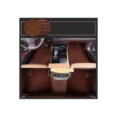 China Luxury Leather Material All New Design Luxury Round Car Floor Mat 4 Piece Set For Lexus for sale