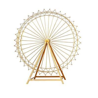 China Hotel .restaurant .banquet. Home.Wedding wedding props large iron ferris wheel outdoor wedding decoration model for sale