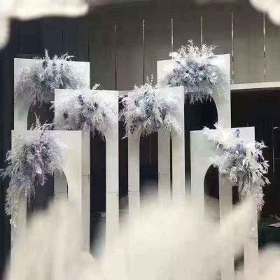 China Hotel .restaurant .banquet. New Home.Wedding wedding props iron arch castle wedding stage decoration wedding background props for sale