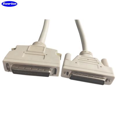 China Computer VHDCI SCSI II Cable DB 50 Pin Male To MALE NC 50P CABLE Factory Supply for sale