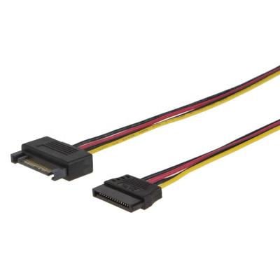 China 3.3 Hot Selling 30cm SATA 15 Pin Male V Power Factory Supply to SATA 15 Pin Female Power Cable for sale