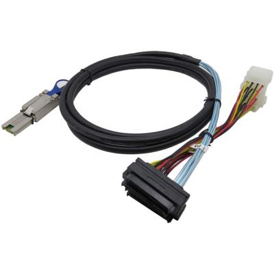 China Server Device Mini-SAS SFF-8088 26P 4 To X SAS SFF-8482 29 Pin With Power Cable for sale