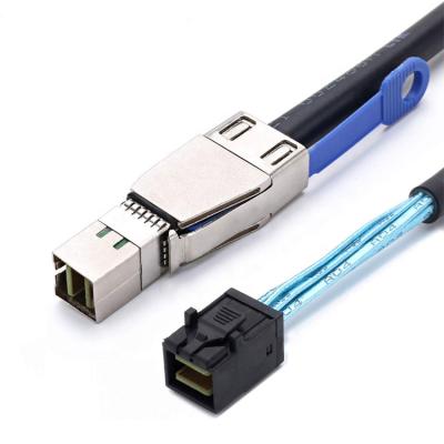 China Specification of Meet SAS3.0 External Mini SAS SFF-8644 to Mini SAS SFF-8643 Data Server Cable for sale