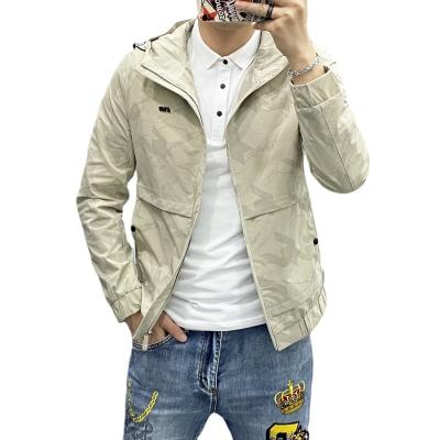 China 2021 autumn/winter QUICK DRY jacket hooded men's clothing the trend of new cargo trim camouflage men's coat tops over cardigans for sale