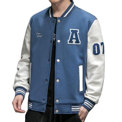 China 2021 Waterproof Jacket Men's Fall Teenagers Stand Collar Baseball Jacket Korean Slim Men's Jackets for sale